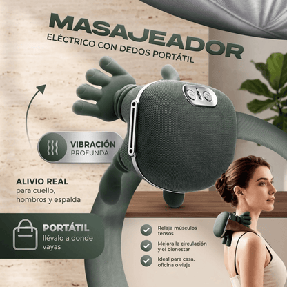 Masajeador Inteligente de Cuello 4D | Relajación Profunda en Cualquier Lugar